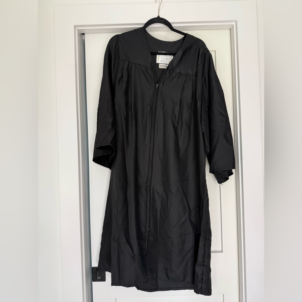 Black graduation gown